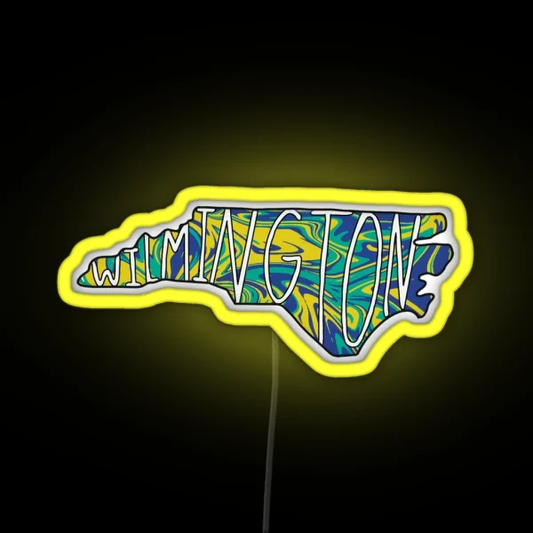 Wilmington North Carolina RGB Neon Sign