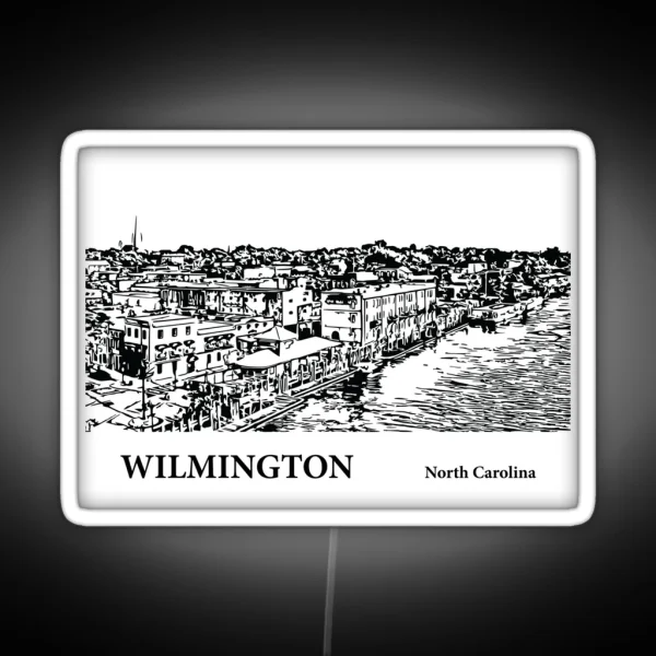 Wilmington North Carolina RGB Neon Sign