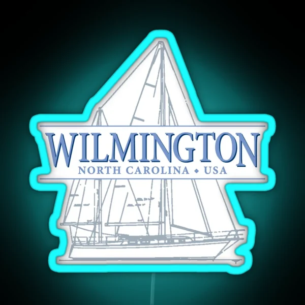 Wilmington North Carolina Sailing RGB Neon Sign