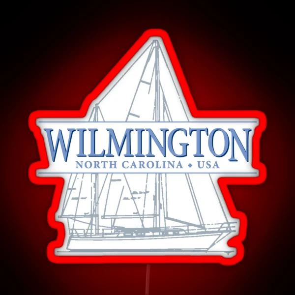 Wilmington North Carolina Sailing RGB Neon Sign