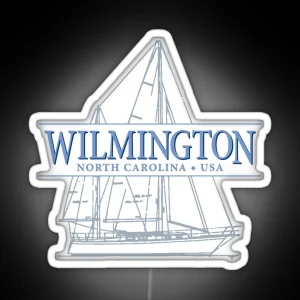Wilmington North Carolina Sailing RGB Neon Sign