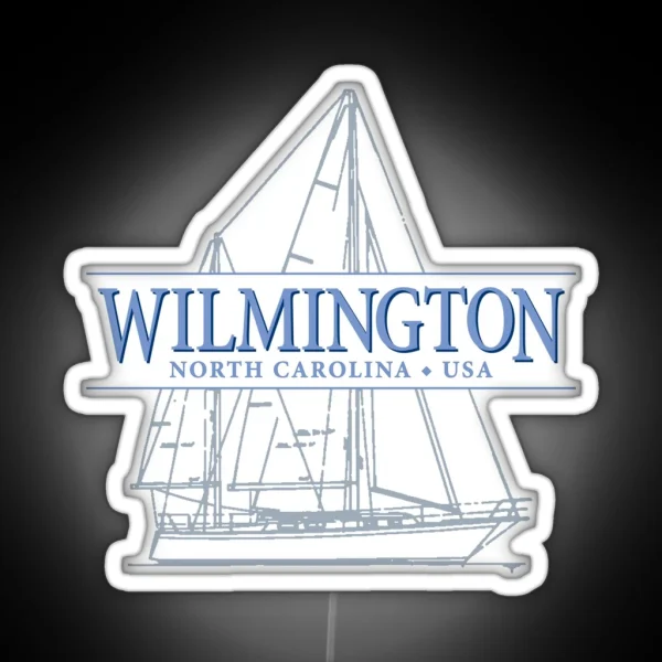 Wilmington North Carolina Sailing RGB Neon Sign