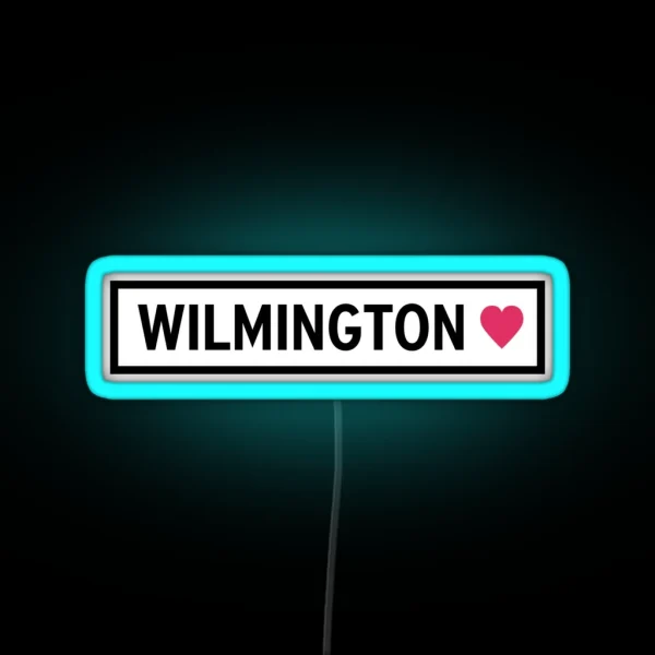 Wilmington RGB Neon Sign