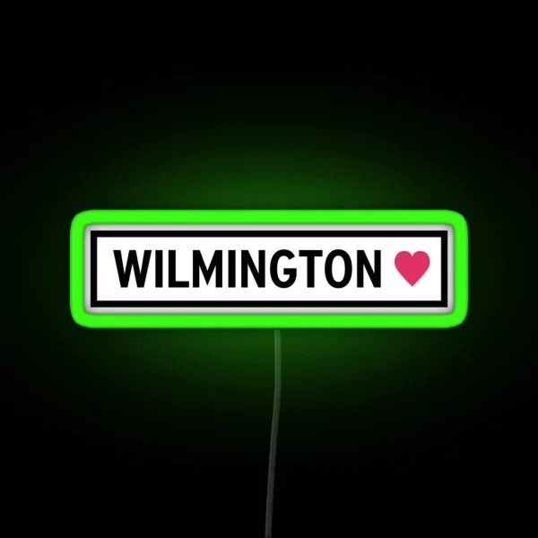 Wilmington RGB Neon Sign