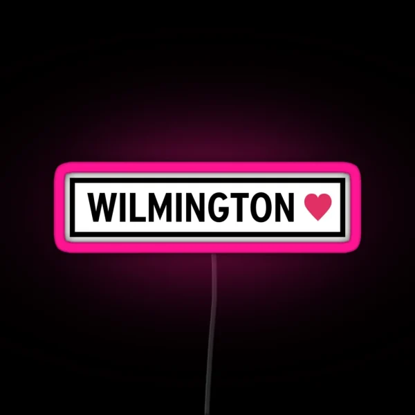 Wilmington RGB Neon Sign