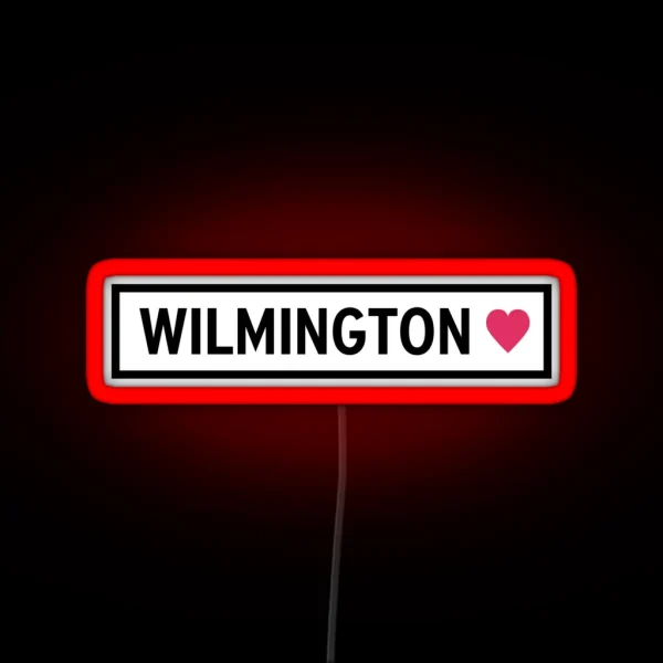 Wilmington RGB Neon Sign