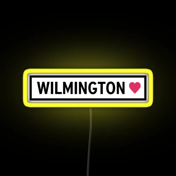 Wilmington RGB Neon Sign