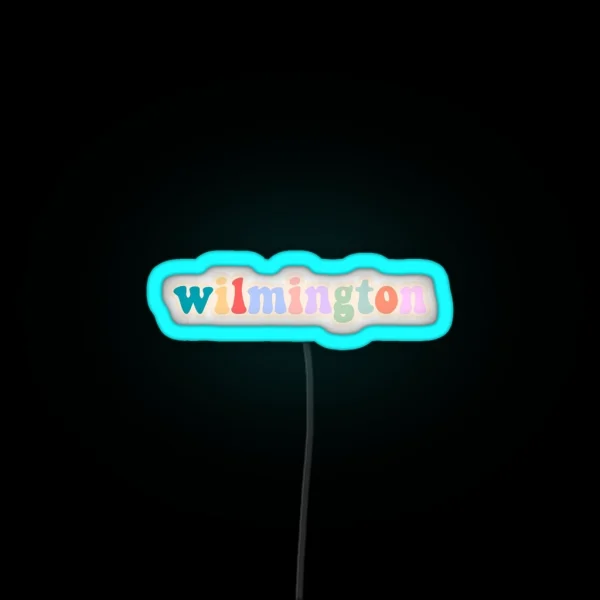 Wilmington RGB Neon Sign