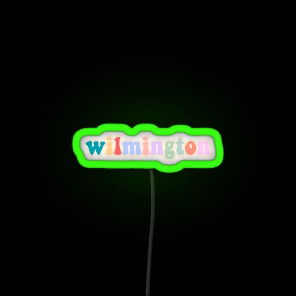 Wilmington RGB Neon Sign