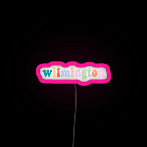 Wilmington RGB Neon Sign