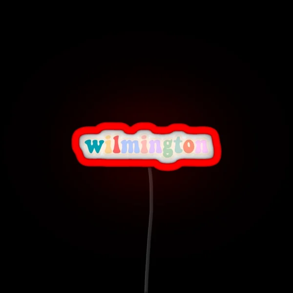 Wilmington RGB Neon Sign