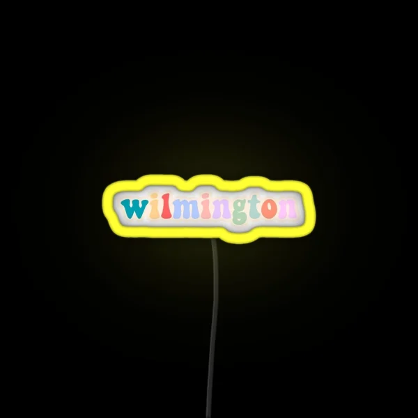Wilmington RGB Neon Sign