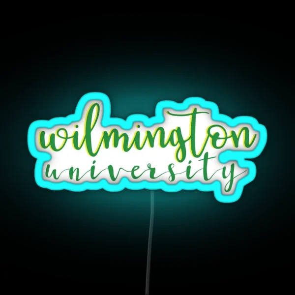 Wilmington University RGB Neon Sign