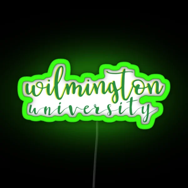 Wilmington University RGB Neon Sign