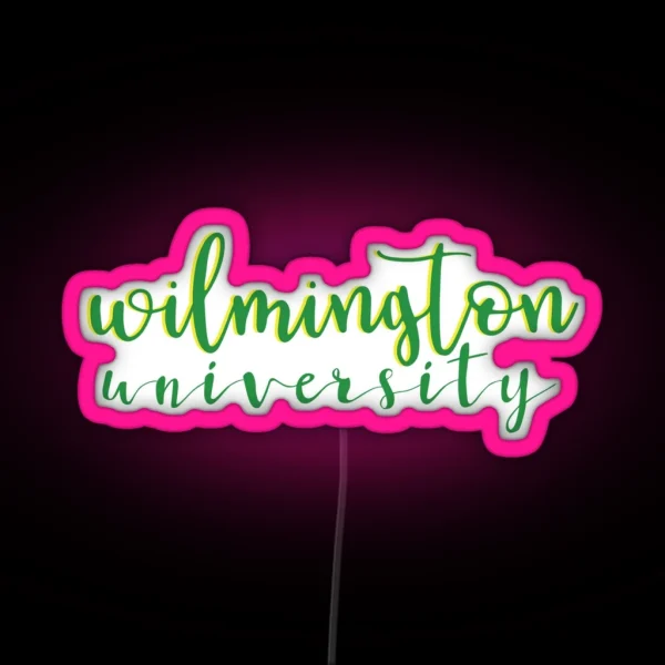 Wilmington University RGB Neon Sign