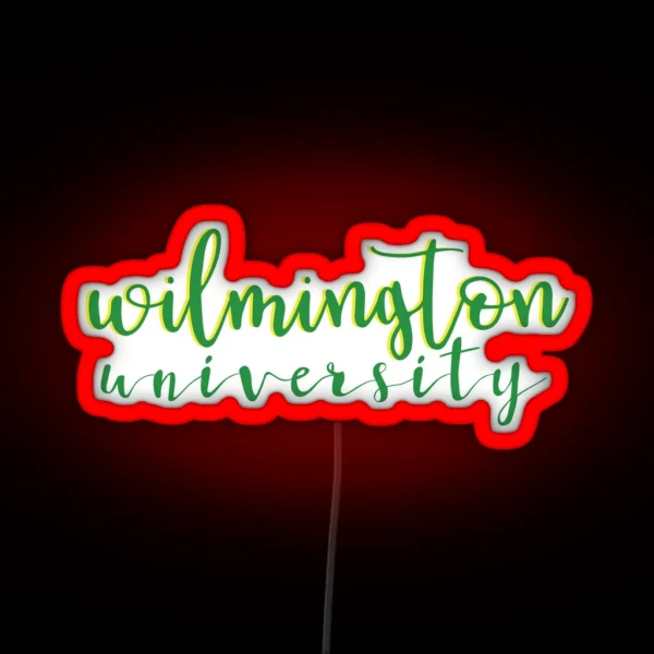 Wilmington University RGB Neon Sign