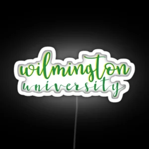 Wilmington University RGB Neon Sign