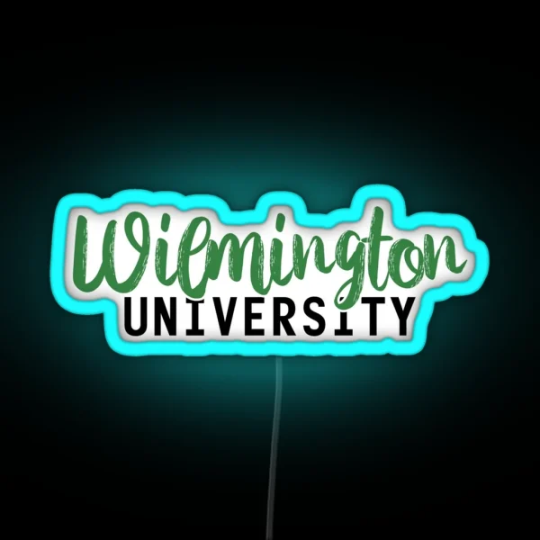 Wilmington University RGB Neon Sign