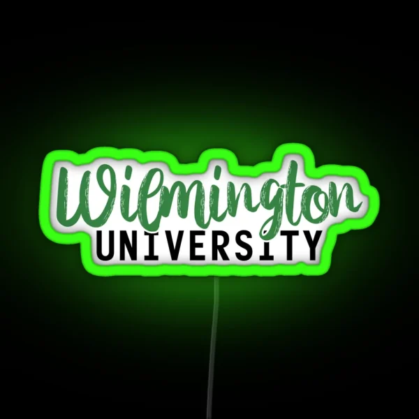 Wilmington University RGB Neon Sign