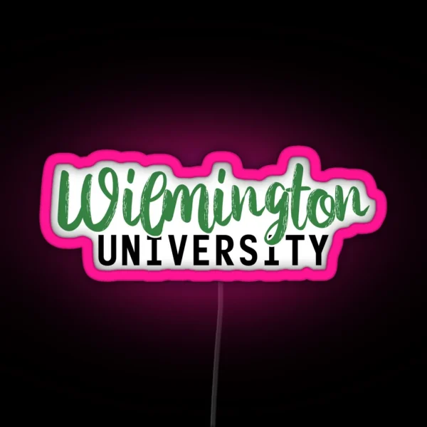 Wilmington University RGB Neon Sign