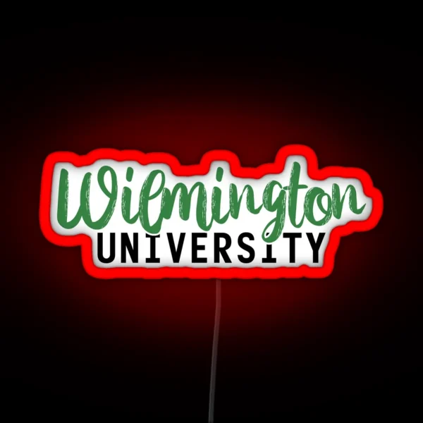 Wilmington University RGB Neon Sign