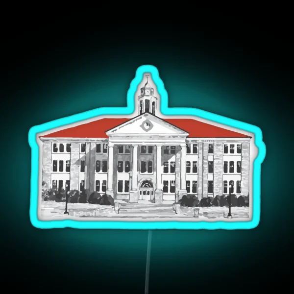 Wilson Hall RGB Neon Sign