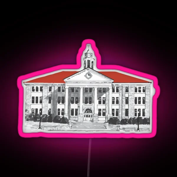 Wilson Hall RGB Neon Sign