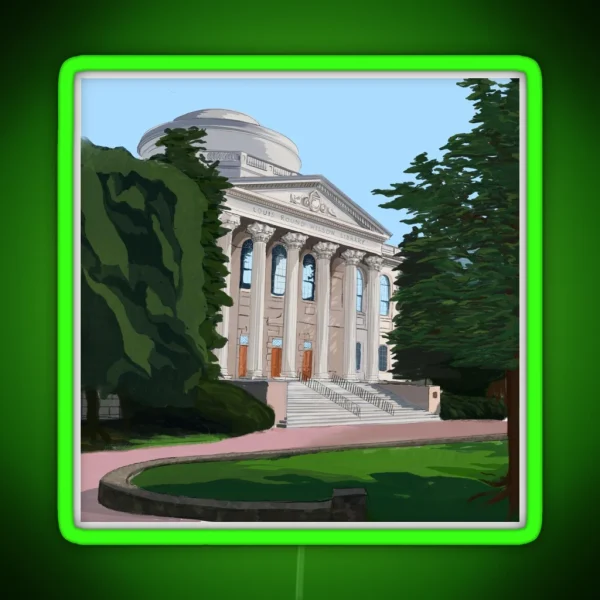 Wilson Library At UNC CH RGB Neon Sign