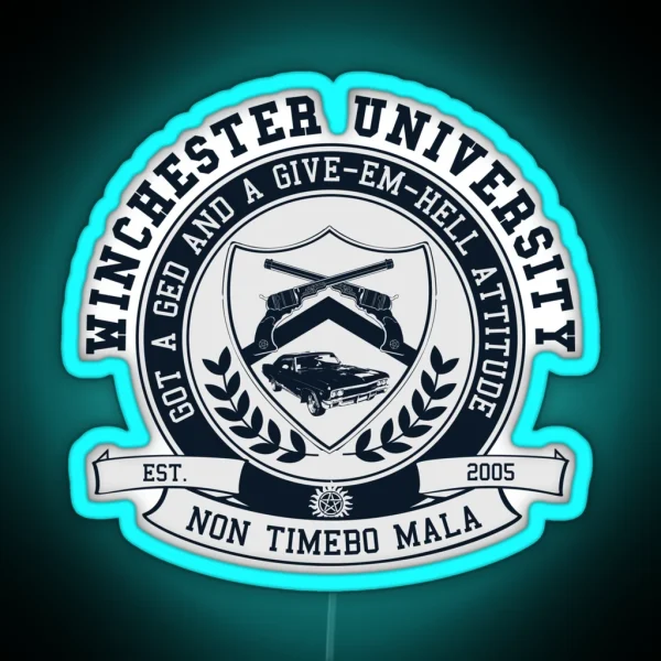 Winchester U RGB Neon Sign
