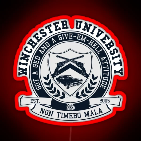 Winchester U RGB Neon Sign
