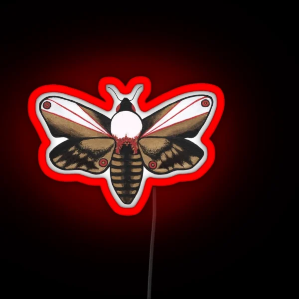 Winged Insect Vessel RGB Neon Sign