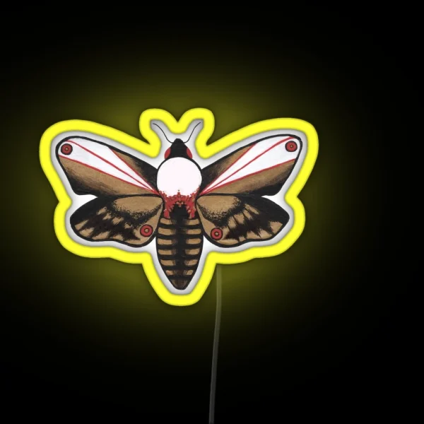 Winged Insect Vessel RGB Neon Sign