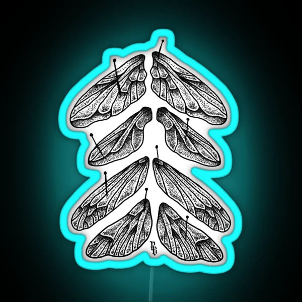 Wings RGB Neon Sign
