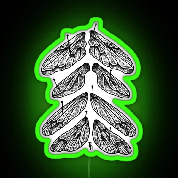 Wings RGB Neon Sign