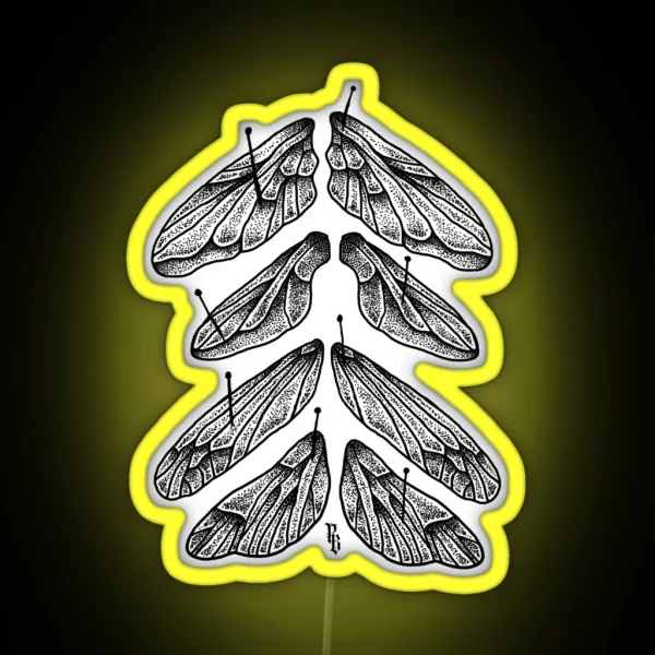 Wings RGB Neon Sign