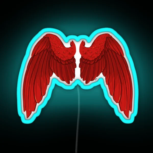 Wings RGB Neon Sign