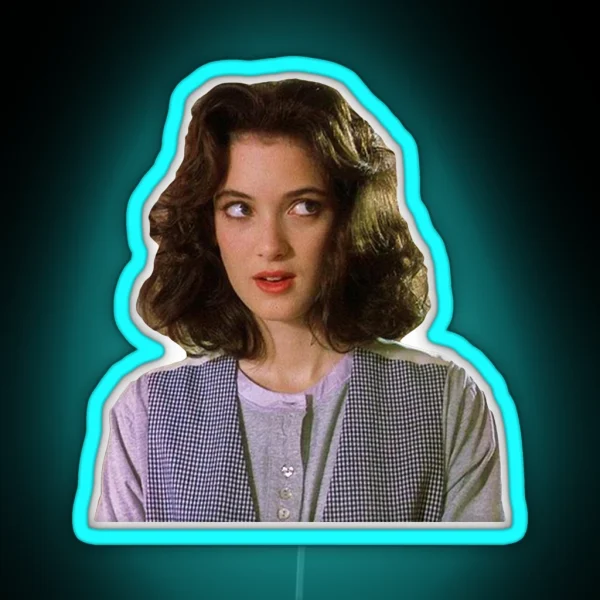 Winona Ryder RGB Neon Sign