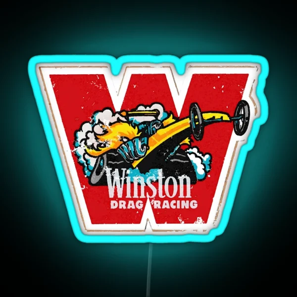 Winston Drag Racing RGB Neon Sign