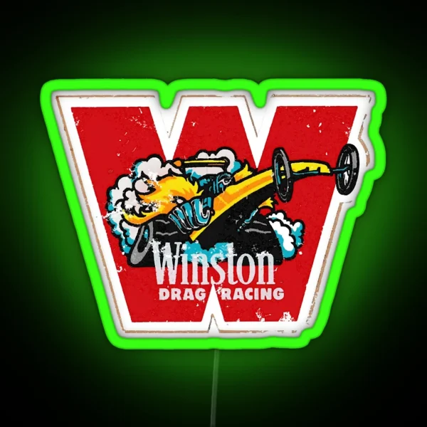 Winston Drag Racing RGB Neon Sign