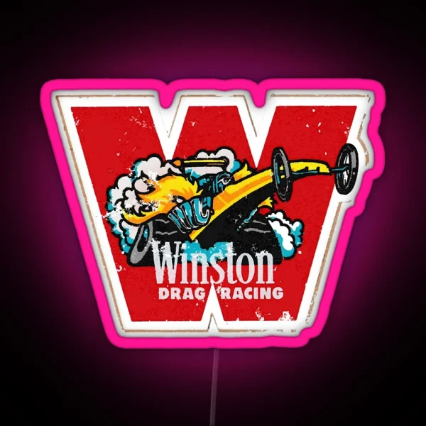 Winston Drag Racing RGB Neon Sign