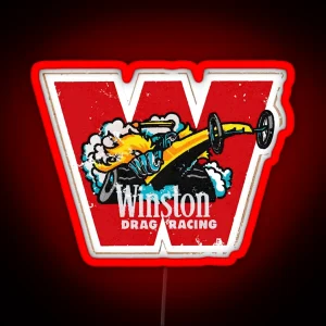 Winston Drag Racing RGB Neon Sign