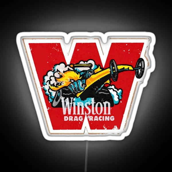 Winston Drag Racing RGB Neon Sign