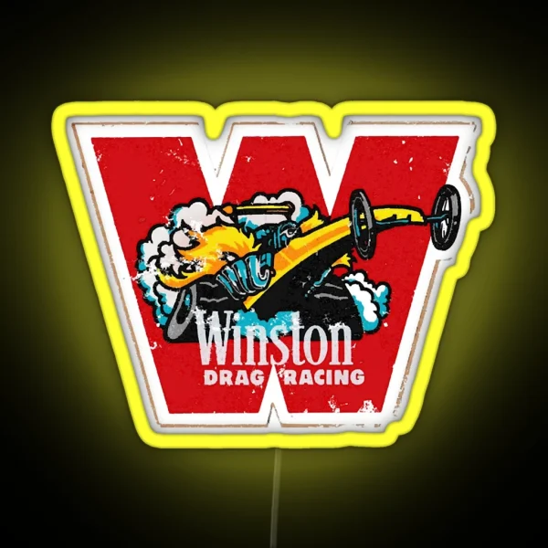 Winston Drag Racing RGB Neon Sign