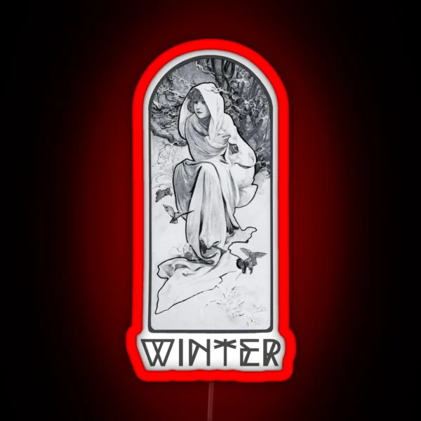 Winter Art RGB Neon Sign