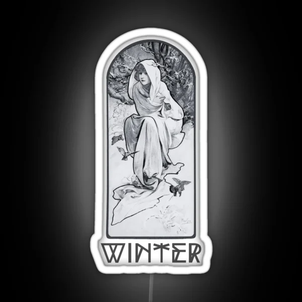 Winter Art RGB Neon Sign