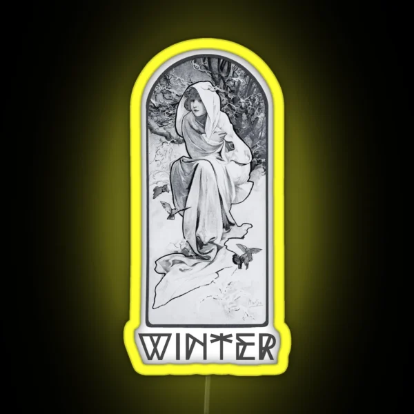 Winter Art RGB Neon Sign