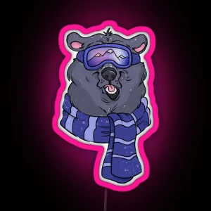 Winter Bear Led RGB Neon Sign