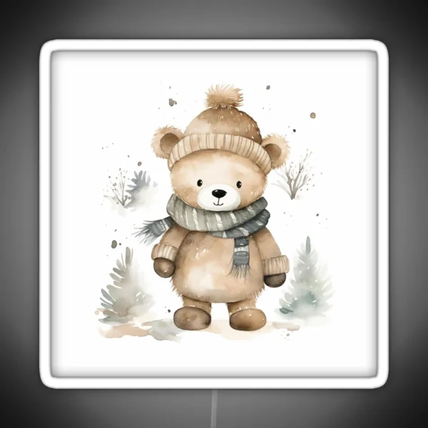 Winter Bear RGB Neon Sign