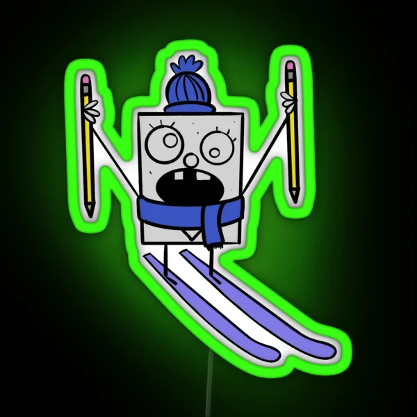 Winter Doodle RGB Neon Sign