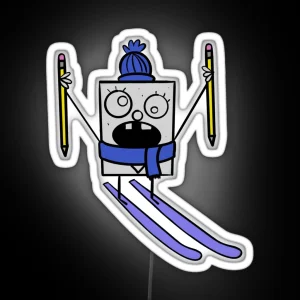 Winter Doodle RGB Neon Sign